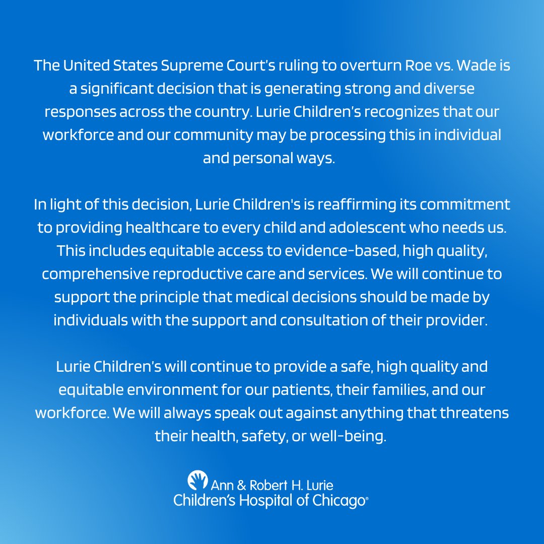 Lurie Children's (@luriechildrens) on Twitter photo 