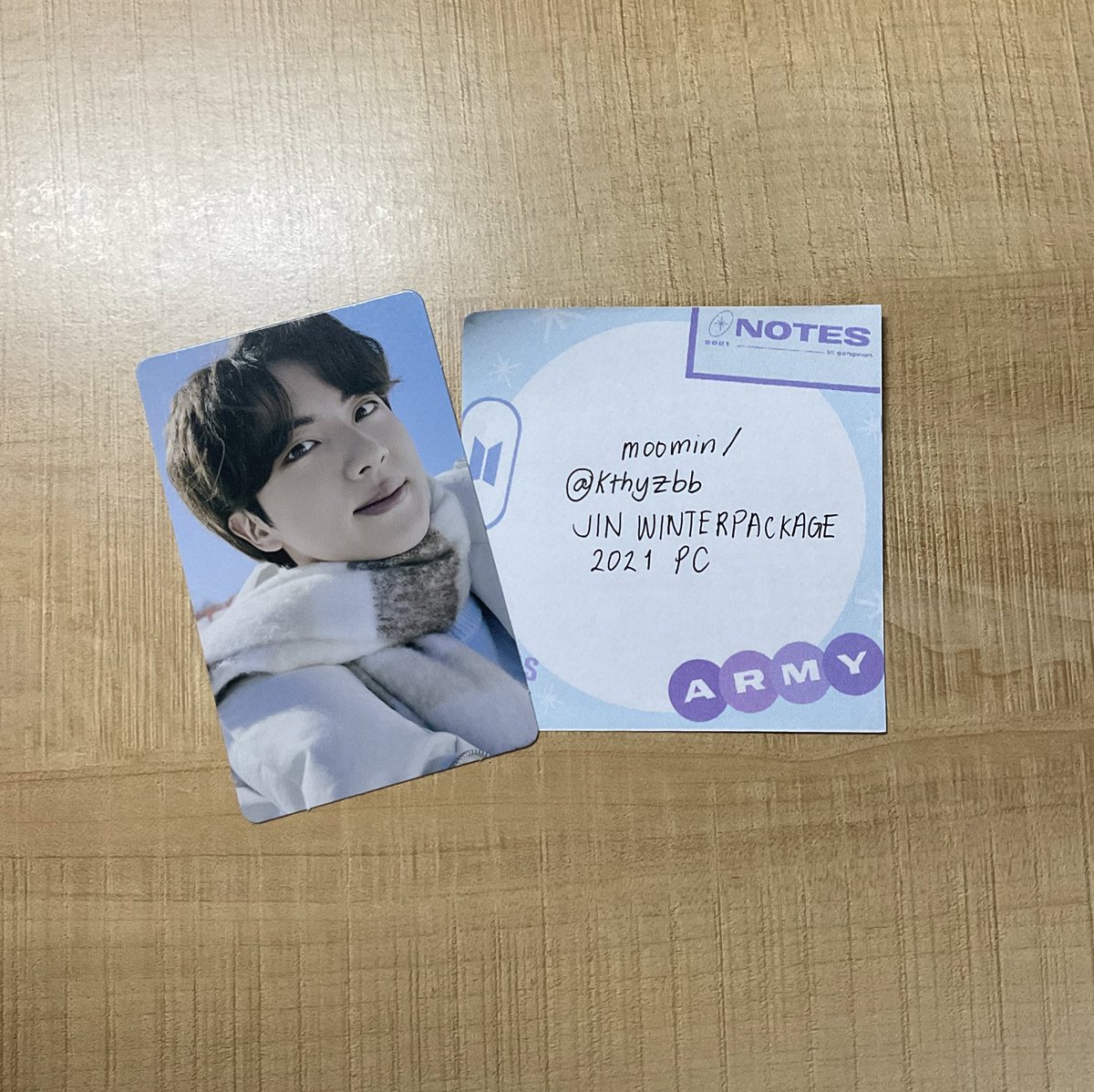 kthyzbb's tweet photo. WTS LFB JIN PHOTOCARD WINTER PACKAGE (WP)
- ₱1, 300 (1200 if PAYO)
- onhand and ready to ship
- packaging fee and toploader are included 😊
- dm for more details and pictures of the pc 

🏷 wts lfb ph bts jin pc photocard wp winter package tingi https://t.co/9ibkR5vy4w