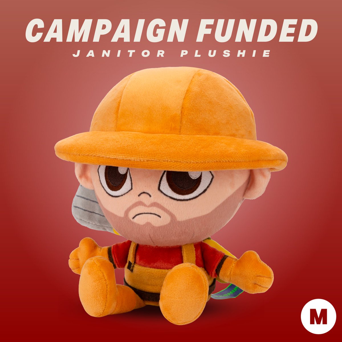 VisceraCleanup's tweet photo. Woohoo! The Janitor Plush has achieved its goal for production! Thank you everyone! :)
And there are still 16 days left to get your hands on one: https://t.co/k95WRGtGRP https://t.co/6B9ovxwuxs