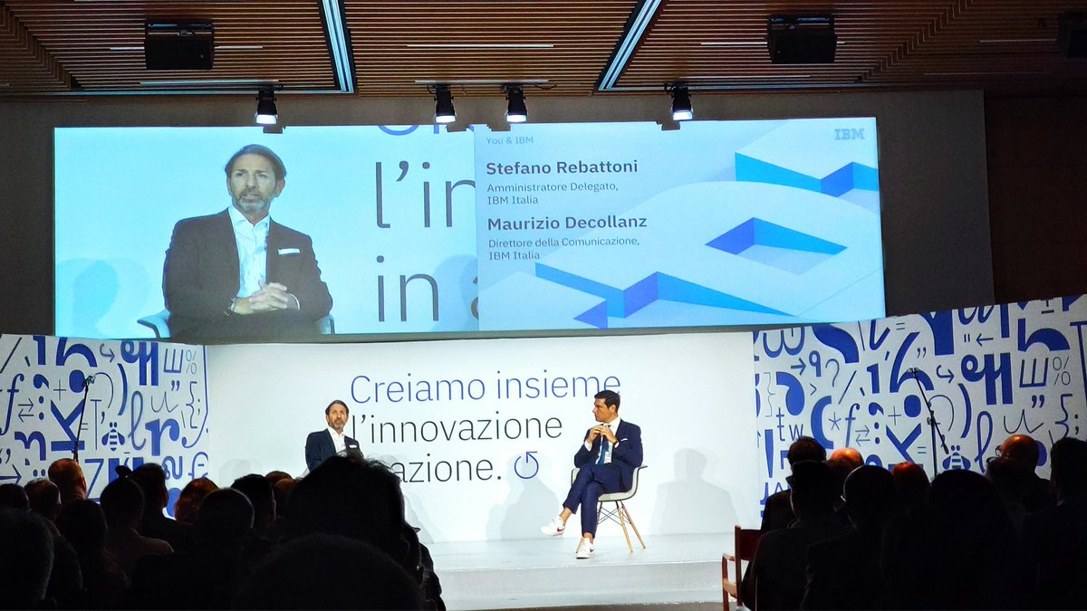 BP_Italy's tweet photo. Rebattoni, a.d. di @IBMItalia: "Incertezza è la parola chiave di questi mesi, ma tra tanti dubbi vi è una certezza: il digitale è imprescindibile per la ripartenza di ogni settore e l'intero sistema Paese". #youandIBM https://t.co/6ORdjSDWU9