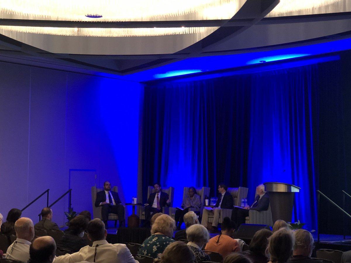 AirandWaste's tweet photo. ACE 2022 is officially underway with our opening keynote panel! The grand opening of the exhibit hall immediately follows at 10:30. #AwmaACESF22 https://t.co/To0yBBk7I3