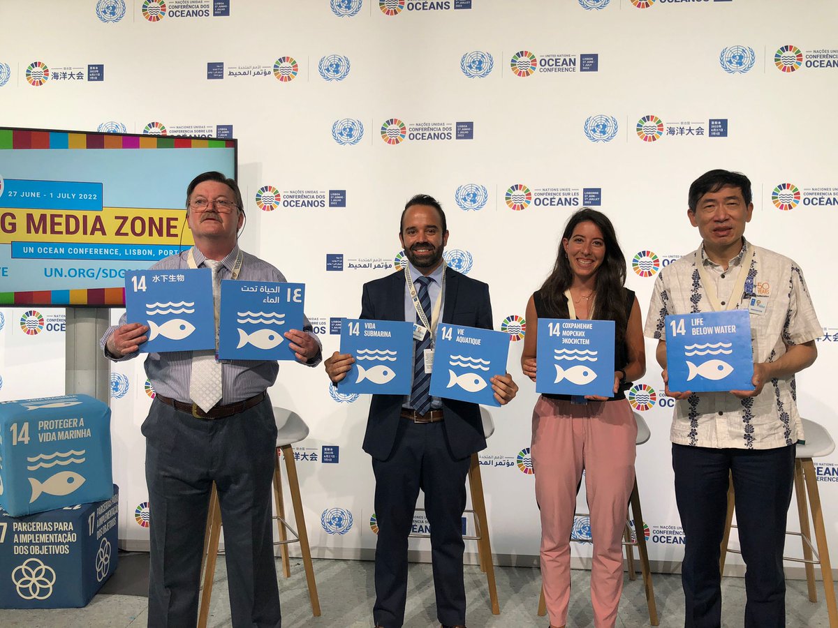 SDGMediaZone's tweet photo. Meet the UNDP Ocean Innovators, @EduardoLeitonL of Fundacion OneSea and Tamara Mekler of @FortunaCools, for a discussion with @HaoliangXu and David Vousden at the #SDGMediaZone during the #UNOC22 
👉Watch #SDGLIVE: https://t.co/8xMgGCRX9S
#SaveOurOcean #OceanDecade #OceanAction https://t.co/VzHl0NruwL