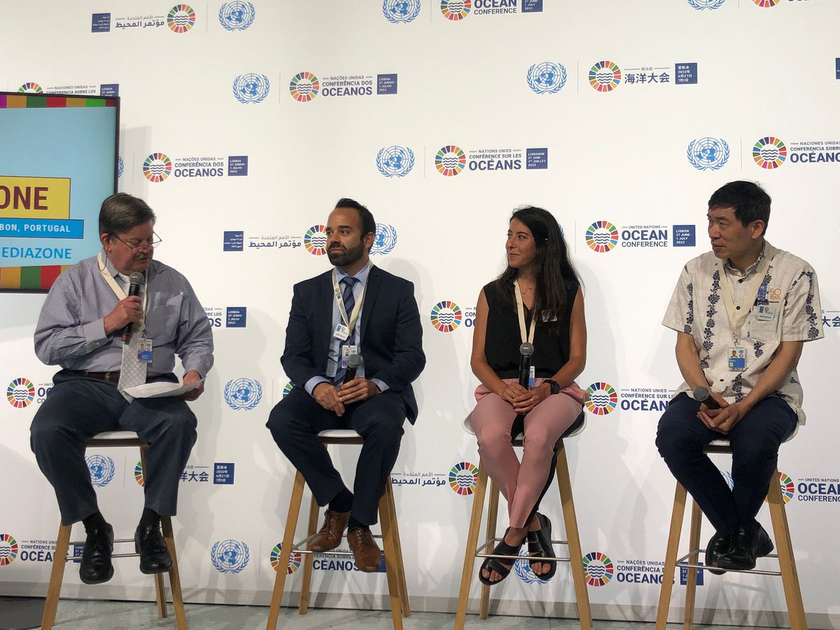 SDG Media Zone (@sdgmediazone) on Twitter photo Meet the UNDP Ocean Innovators, <a href="/EduardoLeitonL/">Eduardo Leitón Loría</a> of Fundacion OneSea and Tamara Mekler of <a href="/FortunaCools/">Fortuna Cools</a>, for a discussion with <a href="/HaoliangXu/">Haoliang Xu</a> and David Vousden at the #SDGMediaZone during the #UNOC22
👉Watch #SDGLIVE: bit.ly/tuesdaymediazo…
#SaveOurOcean #OceanDecade #OceanAction Meet the UNDP Ocean Innovators, <a href="/EduardoLeitonL/">Eduardo Leitón Loría</a> of Fundacion OneSea and Tamara Mekler of <a href="/FortunaCools/">Fortuna Cools</a>, for a discussion with <a href="/HaoliangXu/">Haoliang Xu</a> and David Vousden at the #SDGMediaZone during the #UNOC22
👉Watch #SDGLIVE: bit.ly/tuesdaymediazo…
#SaveOurOcean #OceanDecade #OceanAction