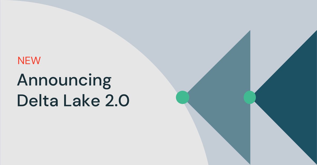 Databricks (@databricks) on Twitter photo .<a href="/DeltaLakeOSS/">Delta Lake</a> just got even better. Meet #DeltaLake 2.0, now *entirely* open source. <a href="/michaelarmbrust/">Michael Armbrust</a> shares how the latest features improve performance & manageability. #DataAISummit .<a href="/DeltaLakeOSS/">Delta Lake</a> just got even better. Meet #DeltaLake 2.0, now *entirely* open source. <a href="/michaelarmbrust/">Michael Armbrust</a> shares how the latest features improve performance & manageability. #DataAISummit