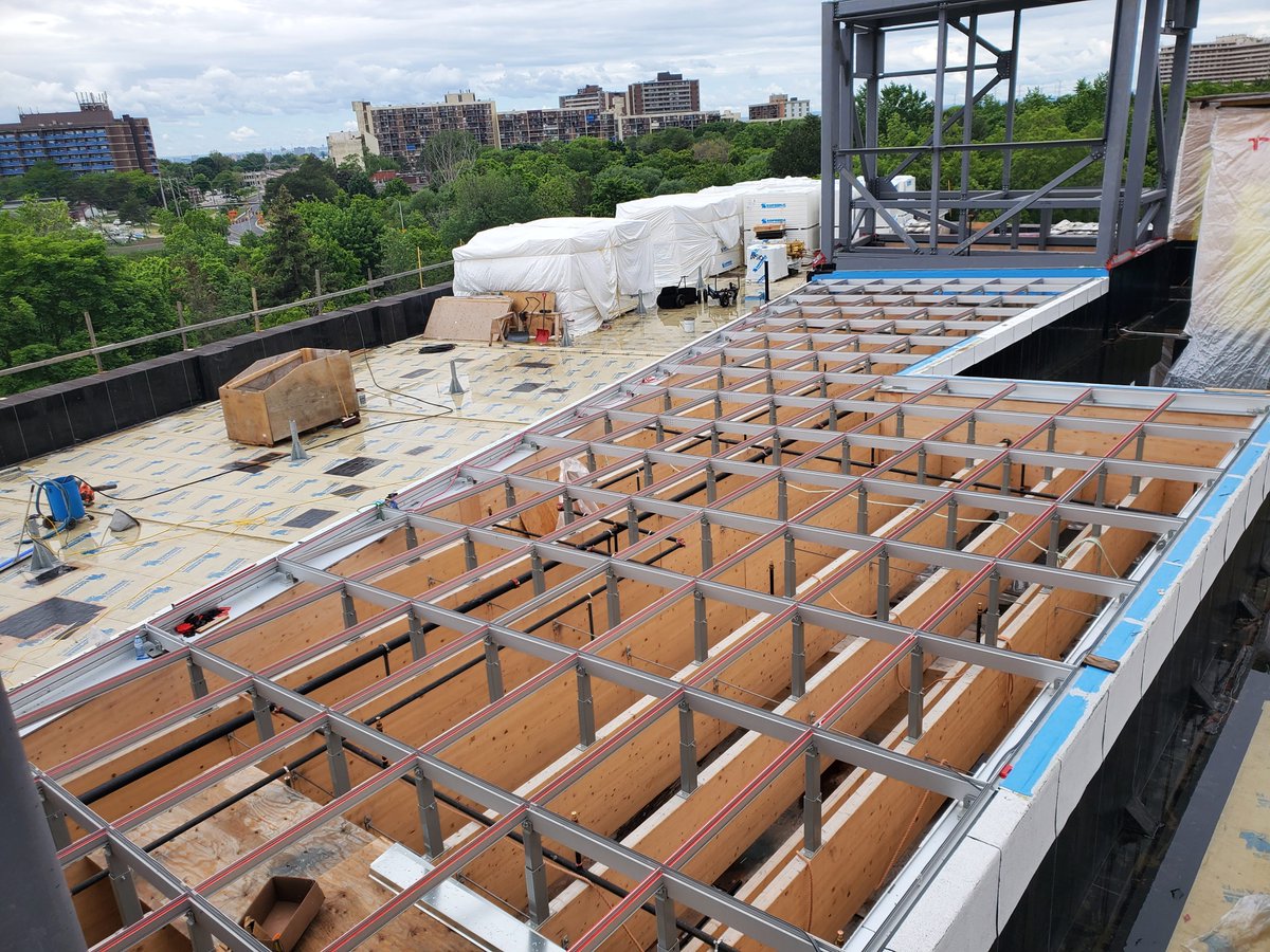 StouffGlassInc's tweet photo. Check out the progress of our two skylight installations at the Toronto Region Conservation Authority future new home office and working with Eastern Construction  @EasternConst https://t.co/WCxJEz34lI