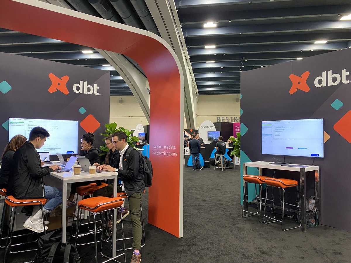 #DataAISummit we're here and ready for you! Stop by the <a href="/getdbt/">dbt</a> booth after the keynotes and say hi 👋👋

👉Community Slack channel we're hanging out in this week: #databricks-summit

Sign up at community.getdbt.com 💜