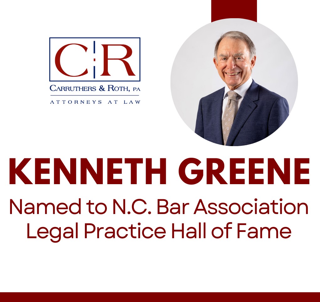 CarruthersRoth's tweet photo. Congratulations to Kenny Greene who has been named to the NCBA's Legal Practice Hall of Fame for 2022!  Read more about it here: https://t.co/iixEv8Sy30 https://t.co/EfEnP08lHC