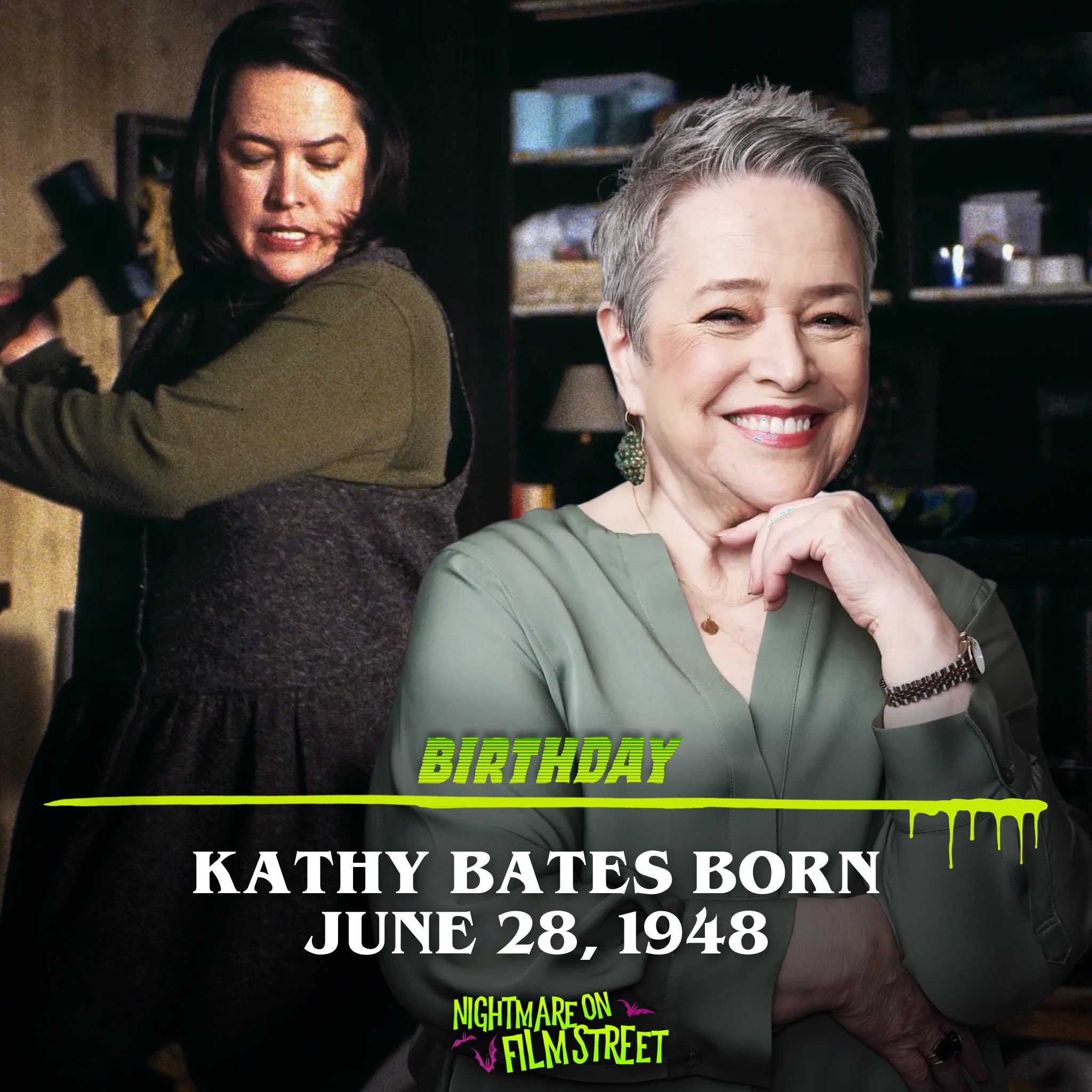 Happy Horror Birthday to KATHY BATES - born in 1948! 
