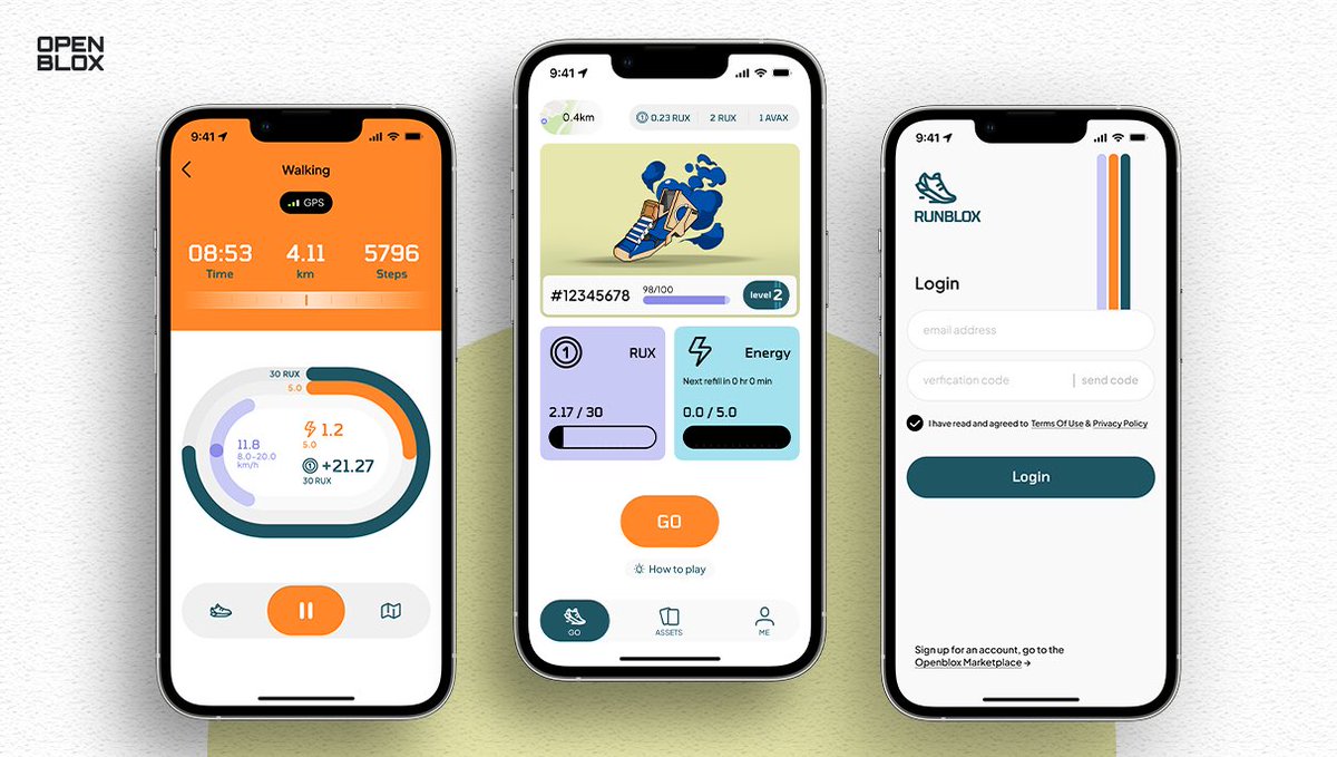 GUMYFinance's tweet image. 🎁GIVEAWAY🎁

GAGNE 3 NFTs du projet @RunBlox_io ! Un nouveau Move&amp;amp;earn prometteur 👟

Pour participer : 👇🏼
1️⃣ Follow @GUMYSTEPN &amp;amp; @RunBlox_io
2️⃣ ❤️&amp;amp; 🔁Retweet
3️⃣ Rejoins le Discord : discord.gg/openblox

📆TAS le 05.07

Good luck ! 🍀
#RunBlox  #Giveaway #Avalanche
#M2E