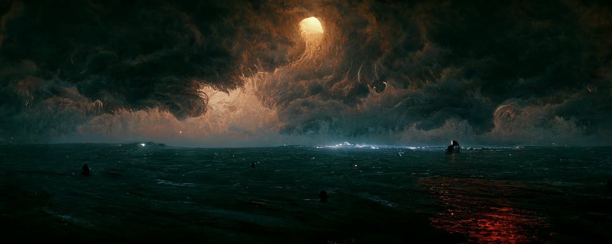 EsperLyle's tweet photo. The Light Banks of Kartide. Built as a beacon for wayward ships, the lights always remain on the horizon, but like a dancing mirage, Kartide remains forever unreachable. -Stories from GH12s #memorygraphs https://t.co/CE4iWULYuH