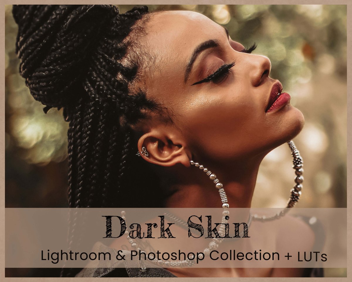 3Motional_st's tweet image. Dark Skin Lightroom Presets Desktop, Glow Brown for Photoshop Actions, Black soft bronze Mobile Filters, Beauty Nude Tan Blogger, Moody LUTs
Download Link: etsy.com/listing/732325…
#BlackDarkskin #LightroomMobile #DesktopPresets #PhotoshopActions #Brownskincolor #Nudeartbrightairy
