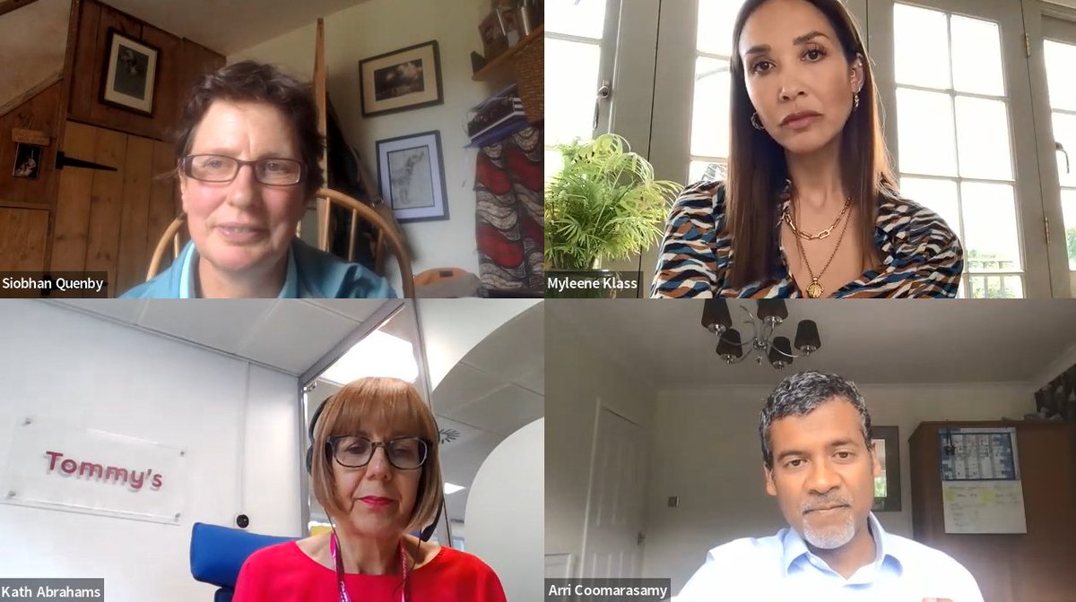 Earlier today, @KlassMyleene hosted an online seminar with our CEO, @kathabrahams, and Profs @s_quenby and @arricoomarasamy from our National Centre for Miscarriage Research. Interested in watching the session? Don’t worry – we'll have a recording to share with you soon.