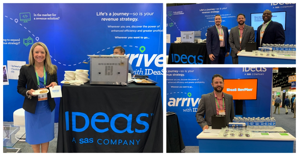 IDeaS_RevOpt's tweet image. If you are also at @HFTP&apos;s #HITEC2022, visit us at booth 1225 for fresh, out of the oven cookies.

#HITEC #RevenueManagement