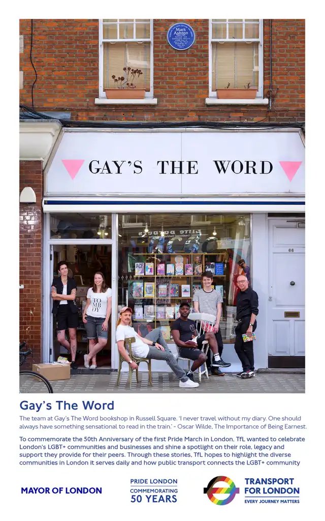 NickTurpin's tweet photo. Look out for the posters I shot for TfL for Pride month > https://t.co/kNmSwfMYxR https://t.co/5y5oGPbNhy