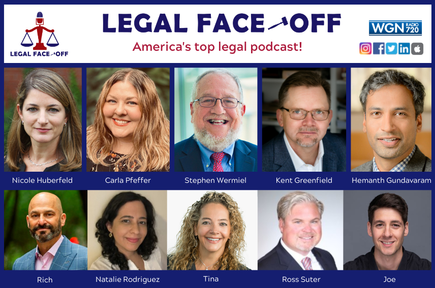 WGN Radio's Legal Face-Off (@wgnlegalfaceoff) on Twitter photo NEW EPISODE ALERT! wgnradio.com/wgn-plus/legal…
Thank you to all our special guests: @nhuberfeld1, <a href="/carlapfeffer/">Carla A. Pfeffer</a>, <a href="/SteveWermiel/">Stephen Wermiel</a>, <a href="/Kentgreenfield1/">Kent Greenfield</a>, <a href="/NatRodriguez06/">Natalie Rodriguez</a> & <a href="/magnalegalserv/">Magna Legal Services</a>'s Ross Suter.
#legalnews #breakingnews #RoevWade #SCOTUS #abortion #immigration #religion #abortionlaw NEW EPISODE ALERT! wgnradio.com/wgn-plus/legal…
Thank you to all our special guests: @nhuberfeld1, <a href="/carlapfeffer/">Carla A. Pfeffer</a>, <a href="/SteveWermiel/">Stephen Wermiel</a>, <a href="/Kentgreenfield1/">Kent Greenfield</a>, <a href="/NatRodriguez06/">Natalie Rodriguez</a> & <a href="/magnalegalserv/">Magna Legal Services</a>'s Ross Suter.
#legalnews #breakingnews #RoevWade #SCOTUS #abortion #immigration #religion #abortionlaw
