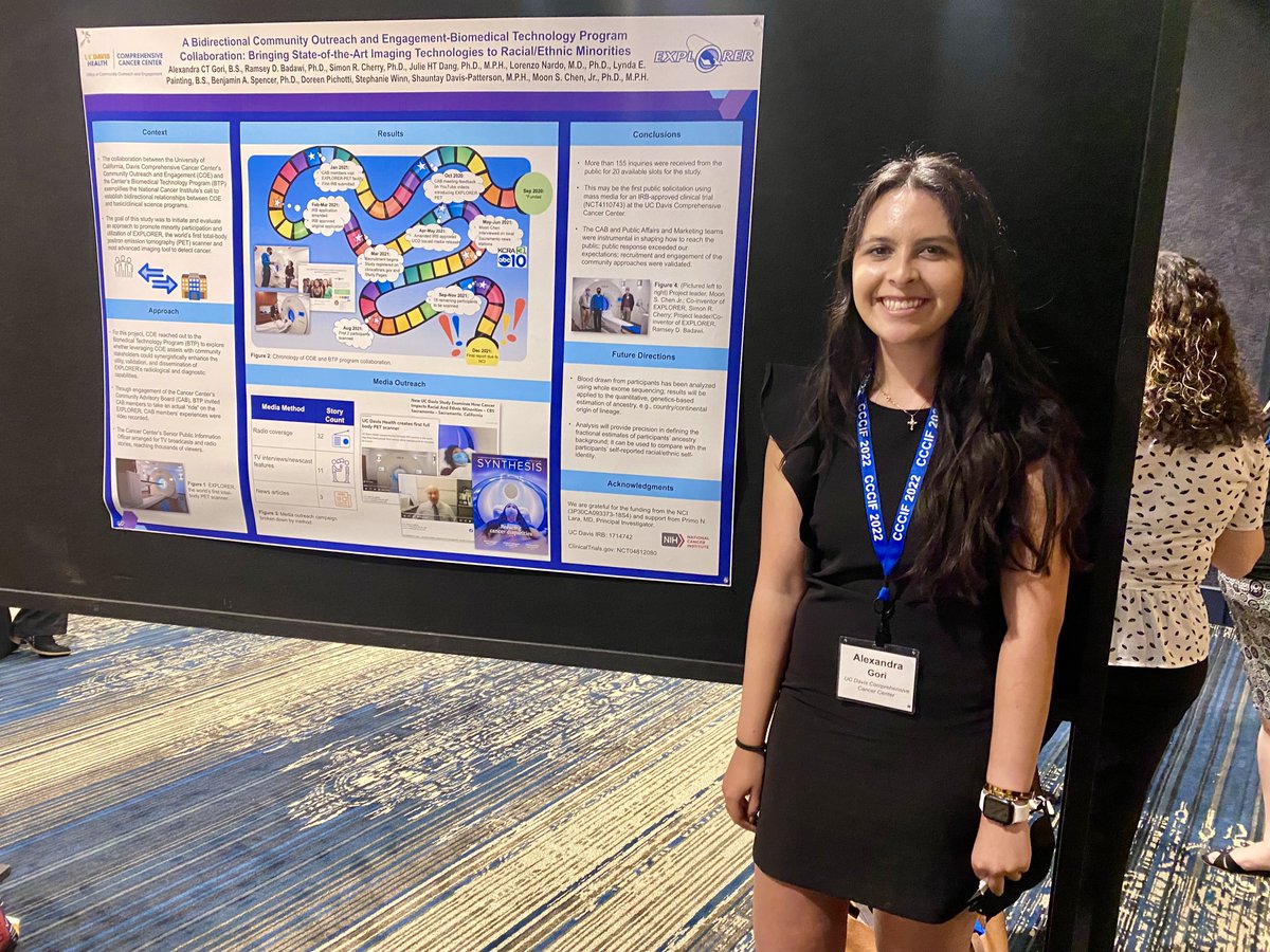UCDCancerCOE's tweet photo. Last week, COE Coordinator, Alex Gori represented @UCD_Cancer at the 2022 Cancer Center Community Impact Forum in Philly! It was wonderful connecting with fellow outreach & engagement colleagues who continue to work together to reduce the cancer burden across the U.S. #CCCIF2022 https://t.co/SgcaPtB32c