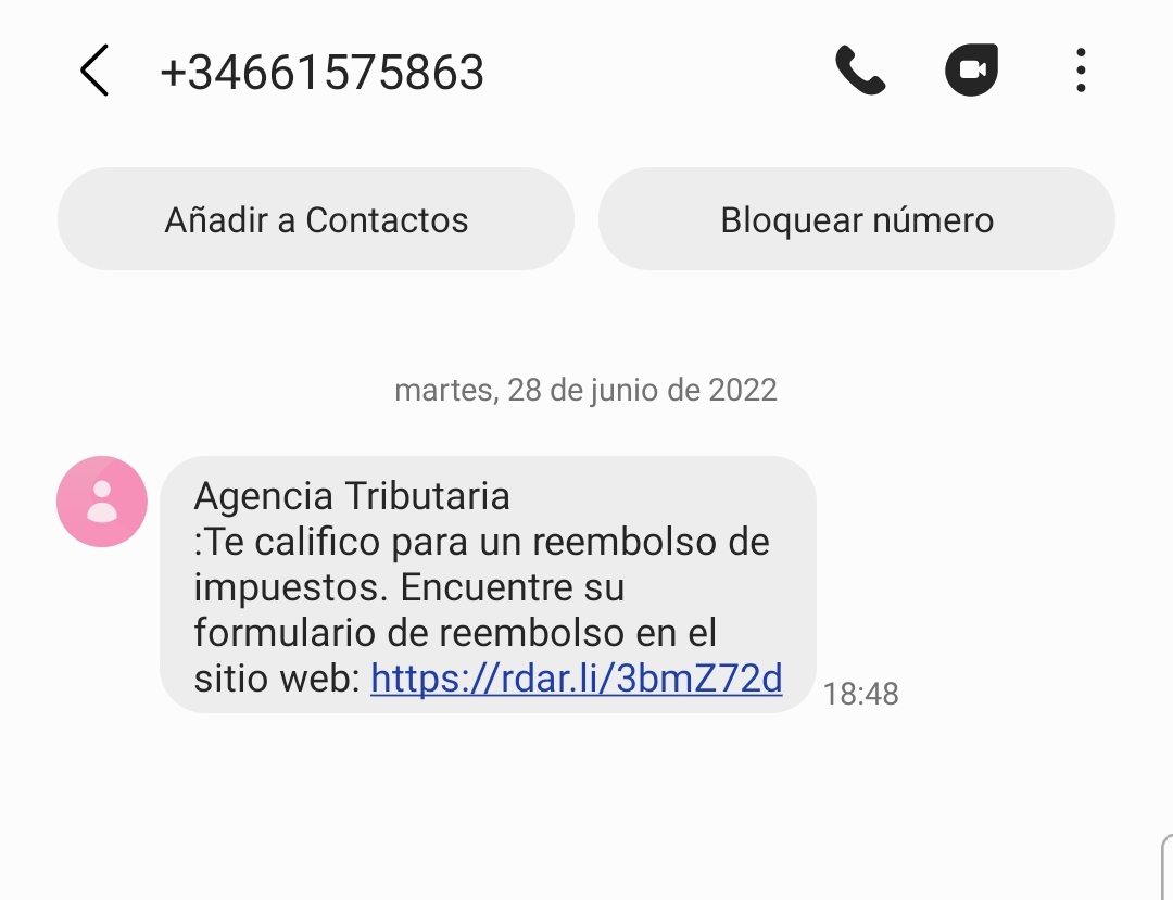 #ciberseguridad <a href="/GobInterior/">Ministerio del Interior</a> <a href="/policia/">Policía Nacional</a> <a href="/guardiacivil/">Guardia Civil</a> <a href="/Haciendagob/">Ministerio de Hacienda</a> que suerte la mía que me "regala" dinero Hacienda .