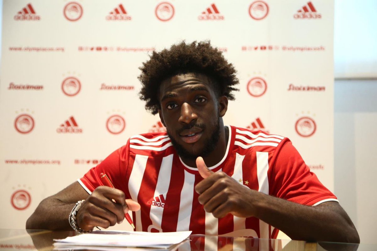 Nkccaps's tweet photo. 🚨✅ Officiellement : L'attaquant de l'équipe nationale 🇲🇷 Abu Bakr Kamara passe au club grec Olympiacos pour un contrat de trois saisons !
#Mauritania #teamrim #rim #mauri #mauritanie https://t.co/u5o7QjjWWp