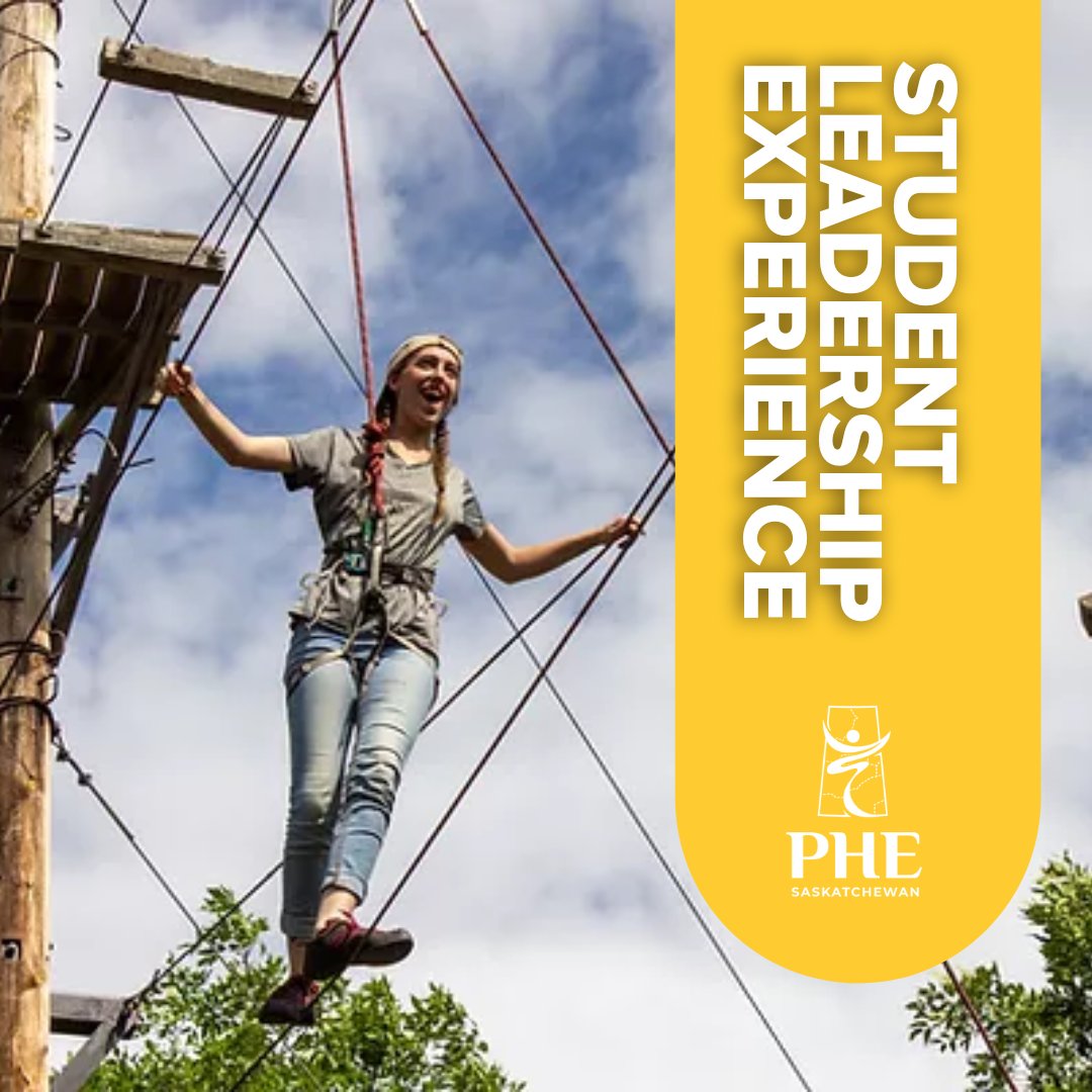phesaskatchewan's tweet photo. Our Student Leadership Experience is for post-secondary students who are future leaders in the field of education, kinesiology, nursing, or health promotion. Join us Sept 27-30th at Dallas Valley Ranch. Register: https://t.co/d0wm42JfJh 
#saskstudents #saskeducation #saskteachers https://t.co/EexY1NsMpc