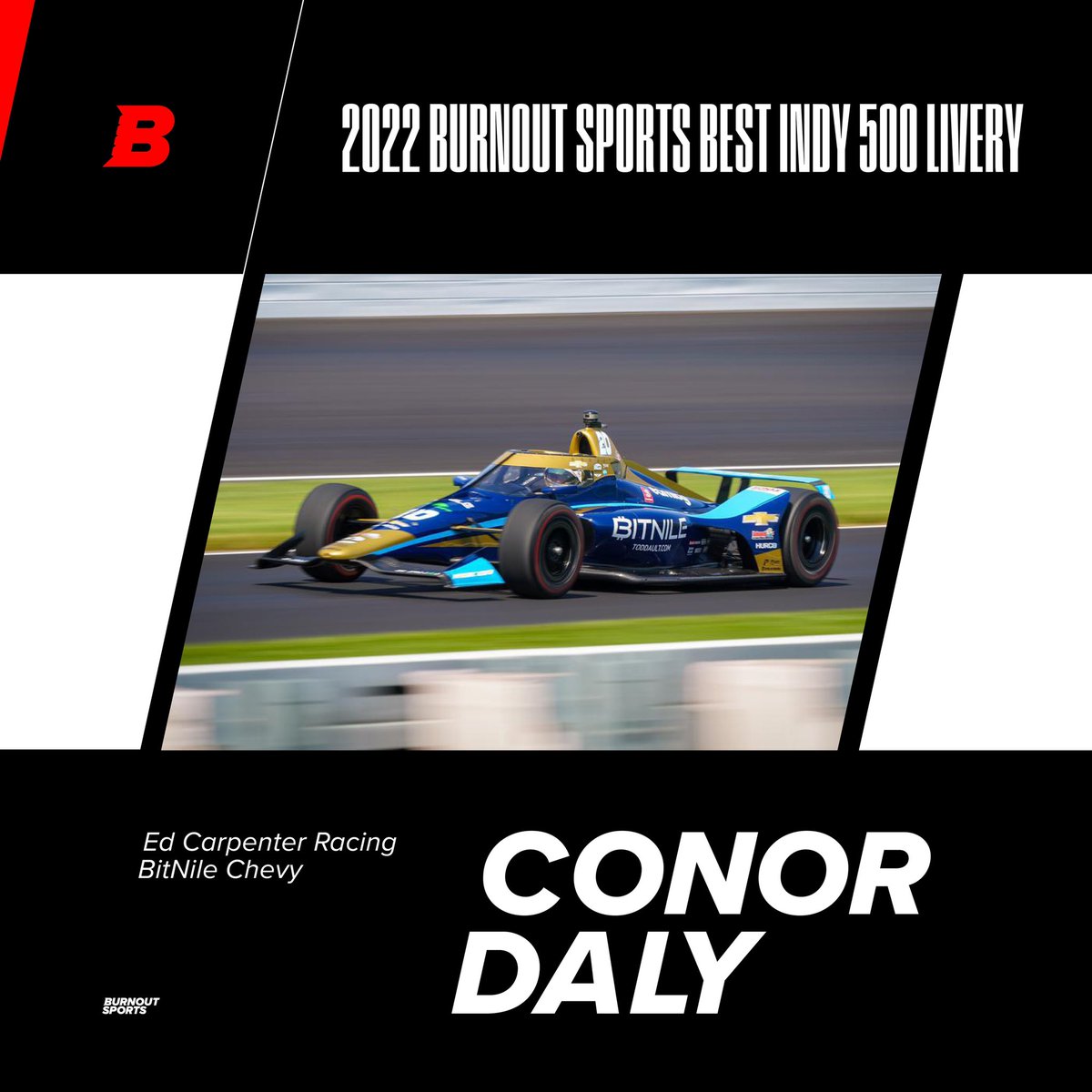 Thank you to everyone who voted! 

2022 Best #INDY500 livery goes to

<a href="/ConorDaly22/">Conor Daly</a> !