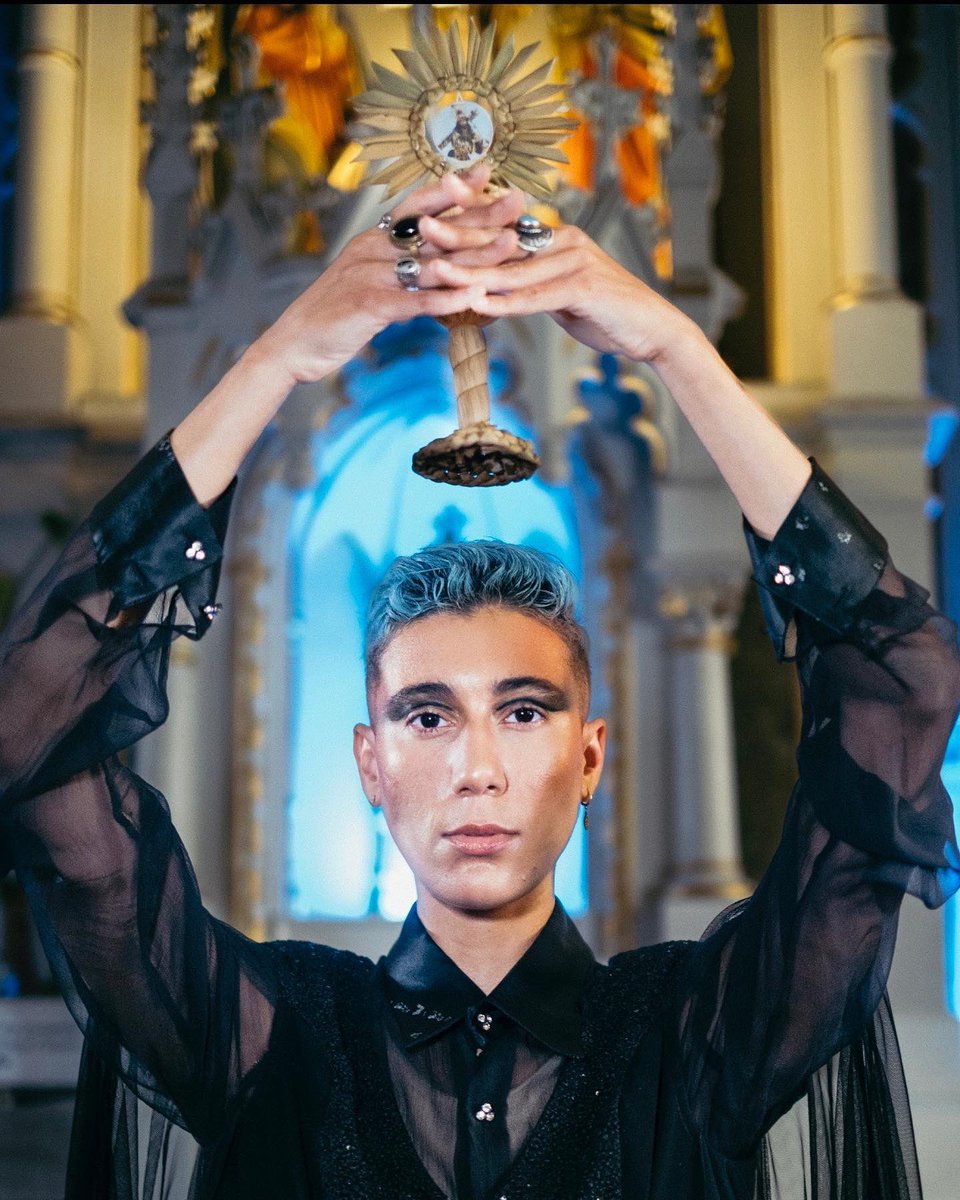 V_Vico_Ortiz's tweet photo. Taking up space and embracing myself wholeheartedly by sharing blessings and fabulosity everywhere I go✨ 

When I was shown this shoot was gonna take place inside a Catholic Church, my first thoughts were: https://t.co/74ty6T9Cjx