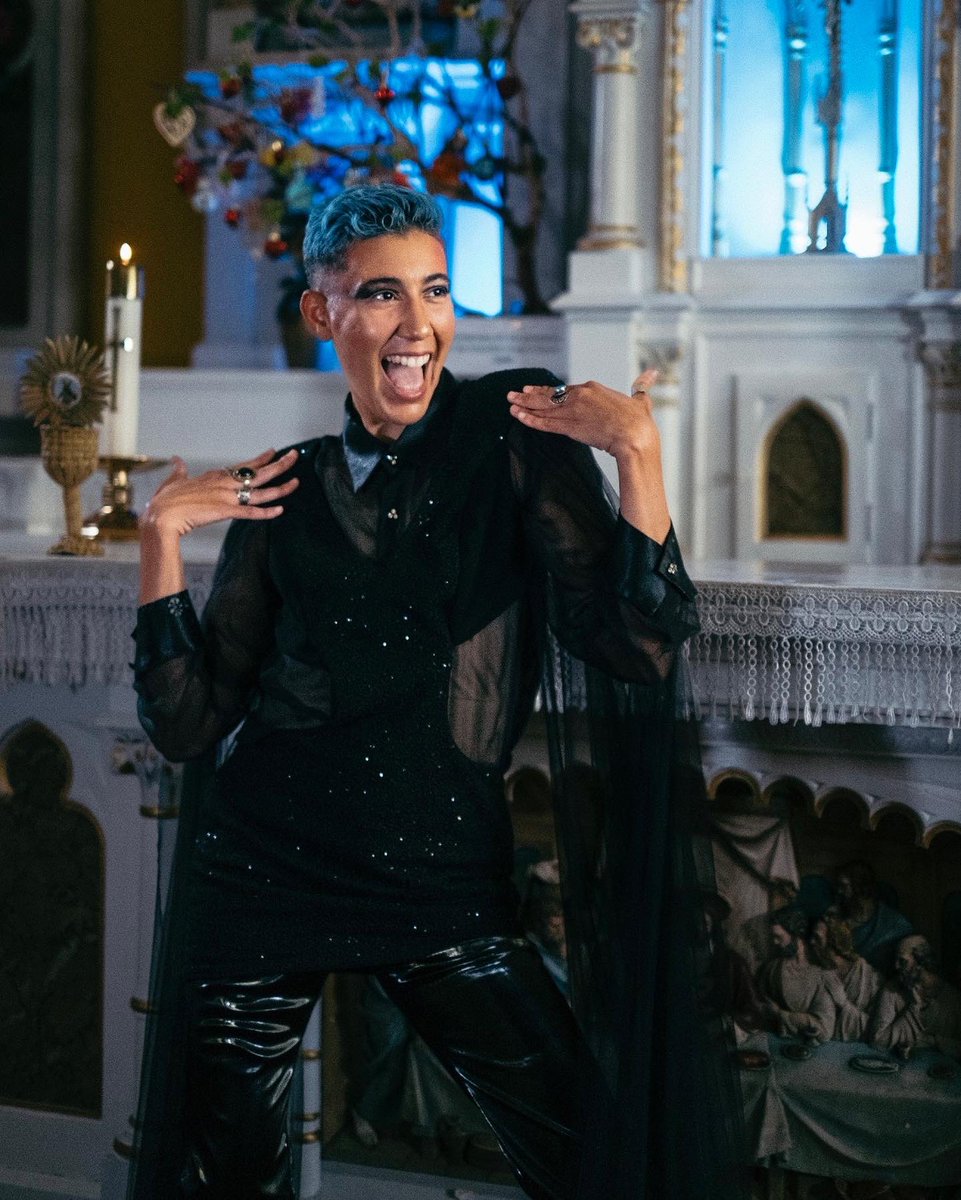 Taking up space and embracing myself wholeheartedly by sharing blessings and fabulosity everywhere I go✨ 

When I was shown this shoot was gonna take place inside a Catholic Church, my first thoughts were: