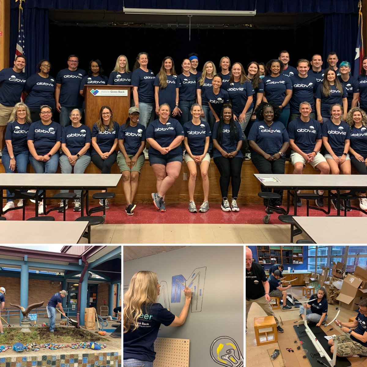#AbbVieGivesBack #weekofpossibilities 
#WalnutCreekElementary <a href="/abbvie/">AbbVie</a> <a href="/HeartofAmericaF/">Heart of America</a> <a href="/AustinISD/">Austin ISD</a>