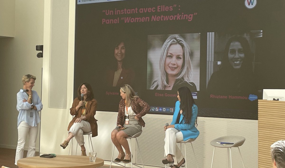 InterElles's tweet photo. Intervention de Sylvaine Juhan-Ettlinger ce matin, membre du Cercle @InterElles chez @SalesforceFR, pour parler #networking #placedesfemmes et poursuivre la conversation #égalité #femmeshommes. 
Cc @elise_gouveia @CatLadousse @Pat_Lecocq @ChahrourGaelle https://t.co/flJVPovk6y
