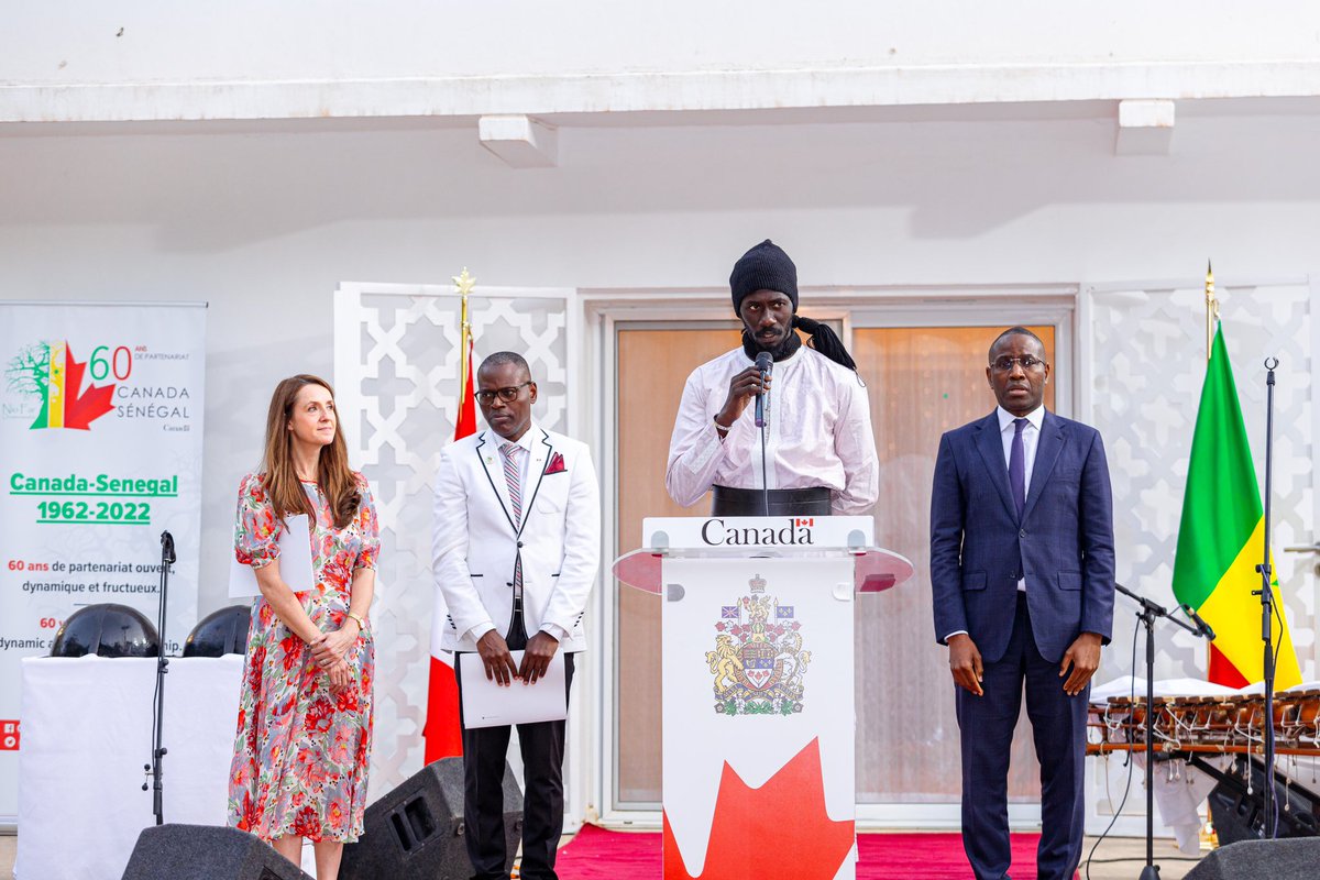 AmbCanSenegal's tweet photo. Pour la première fois depuis 2019, nous avons célébré  la #FeteDuCanada ensemble de nouveau à Dakar ! Merci à nos amis et collègues du gouvernement du 🇸🇳 , de la société civile et de la communauté internationale qui se sont joints à nous pour fêter le 🇨🇦 au 🇸🇳
#CanadaSenegal60 https://t.co/HKpjeAJX7h
