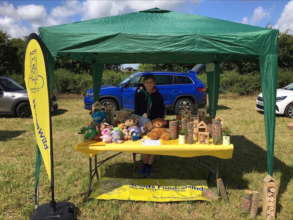 DaventryJamboo's tweet photo. Well done to Alex, who’s stall at Watford Car Show last weekend raised  approximately £150 towards the World Scout Jamboree 2023 #wsj2023 #DreamWild. https://t.co/Yjngw3Kq59