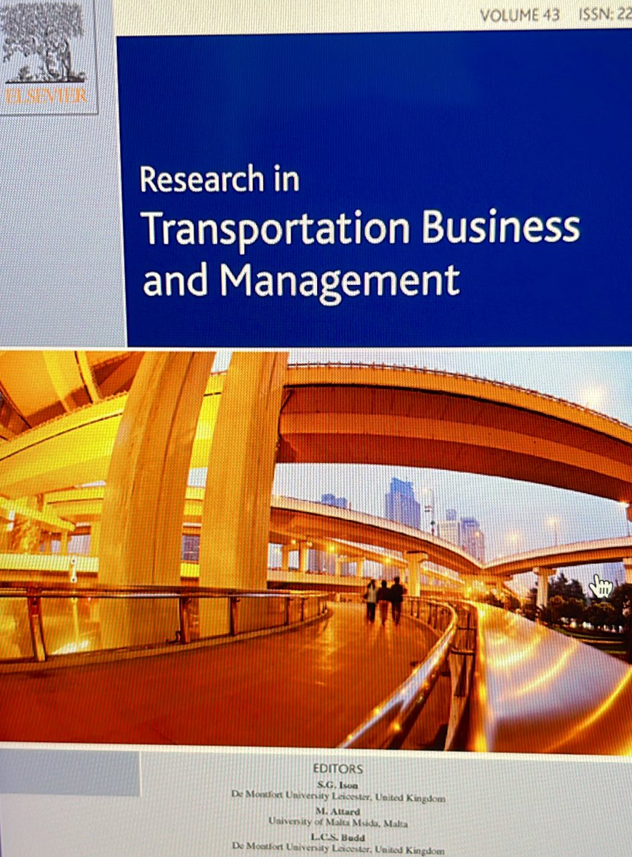 Impact Factor for #RTBM is up 44% in just one year ⭐️👍🏼🎉 The journal I co-edit with Steve Ison and Lucy Budd has now an IF of 4.286 and is 16/37 in the transportation rankings. Thank you to all the team @Transport_ELS  and all the authors👏🏼👏🏼 #transportresearch #transport