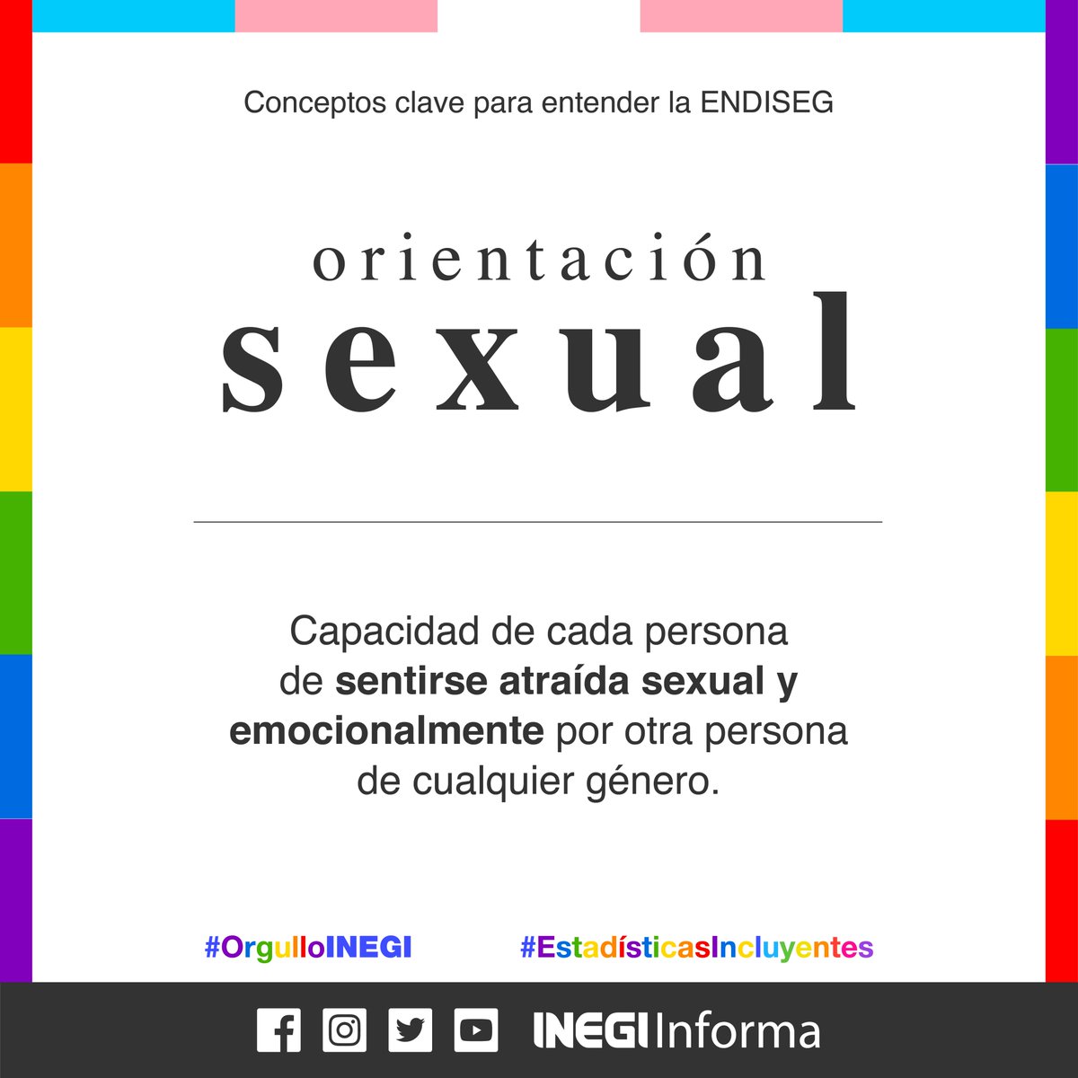 INEGI_INFORMA's tweet photo. Conoce los conceptos clave para interpretar los resultados de la primera Encuesta Nacional sobre Diversidad Sexual y de Género #ENDISEG 2021 del #INEGI 👉https://t.co/yFba2Pj1e3  #EstadísticasIncluyentes 1/2 https://t.co/WlBm6hsCLo