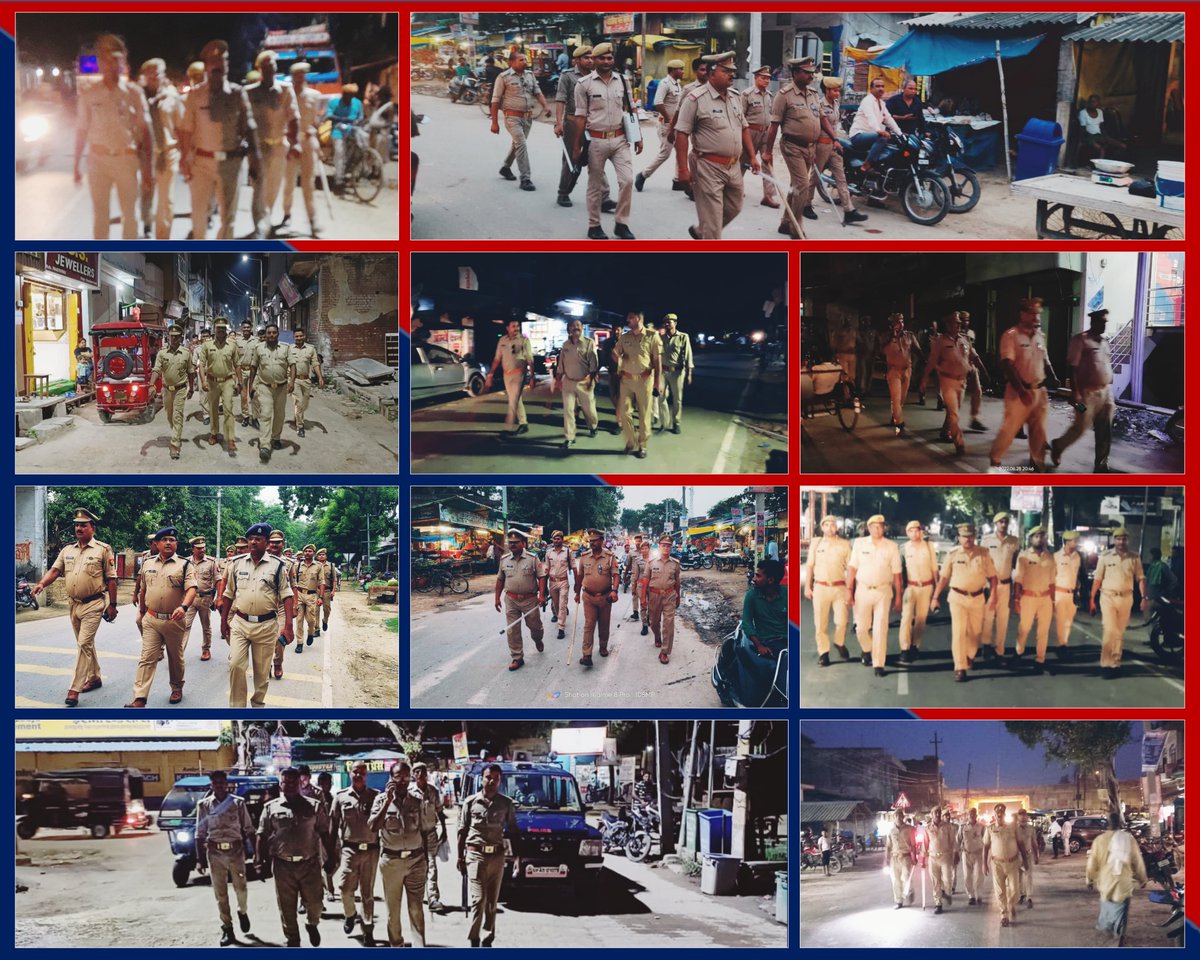 दिनांक 28.06.2022 को पुलिस अधीक्षक अंबेडकरनगर के निर्देशन में जनपदीय पुलिस द्वारा अपने-अपने थाना क्षेत्रों में भारी पुलिस बल के साथ भीड़भाड़ वाले स्थानों, बाजारों, मुख्य चौराहों पर पैदल गस्त कर आमजन को सुरक्षा के प्रति आश्वस्त किया गया।
#UPPolice
#Footpatrolling