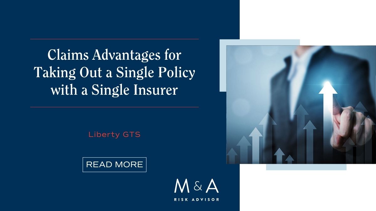 MARiskAdvisor's tweet photo. Liberty GTS outlines the distinct advantages with the single policy approach to M&amp;A insurance that a prospective insured should consider before making its decision.

https://t.co/trAeYYB5j1 https://t.co/V6brpDmqZe
