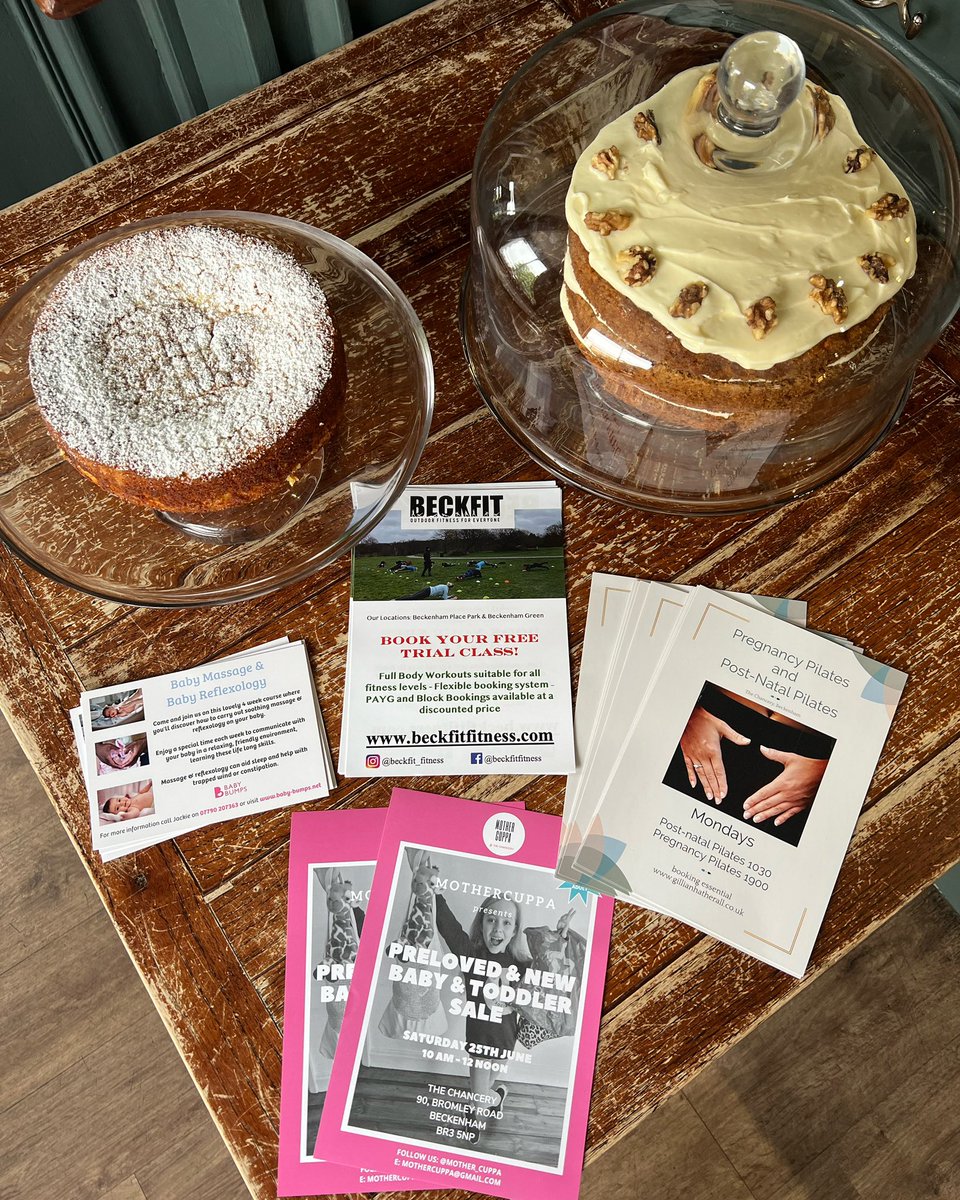 Back tomorrow <a href="/ChanceryBeck/">Chancery Beckenham</a> for breakfast, coffee and cakes at our weekly Coffee morning for new parents, carers and little ones! 10am-12pm Pop along and say hi and meet other parents in the area #beckenham #newbaby #coffeemorning