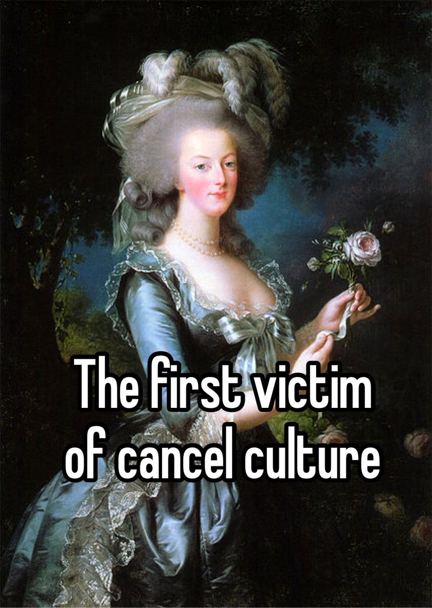 skyferrori's tweet image. She didn’t even say “let them eat cake” they made that up 😭😭