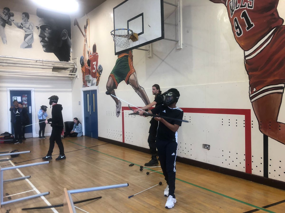 SaintsCollege's tweet photo. A great way to finish off this year with some fun activities in the school including laser tag, archery and nerf archery. Massive thank you to staff from @colinglenbelf who facilitated this!🏹🏹👏👏 https://t.co/ZJd35GNp6p