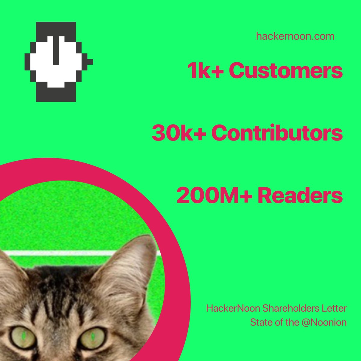 Revenue 📈 Readership 📚 &amp; ⛵ Publishing Software 

Full HackerNoon Shareholders Letter: hackernoon.com/state-of-the-n… #hackernoon #lfg
