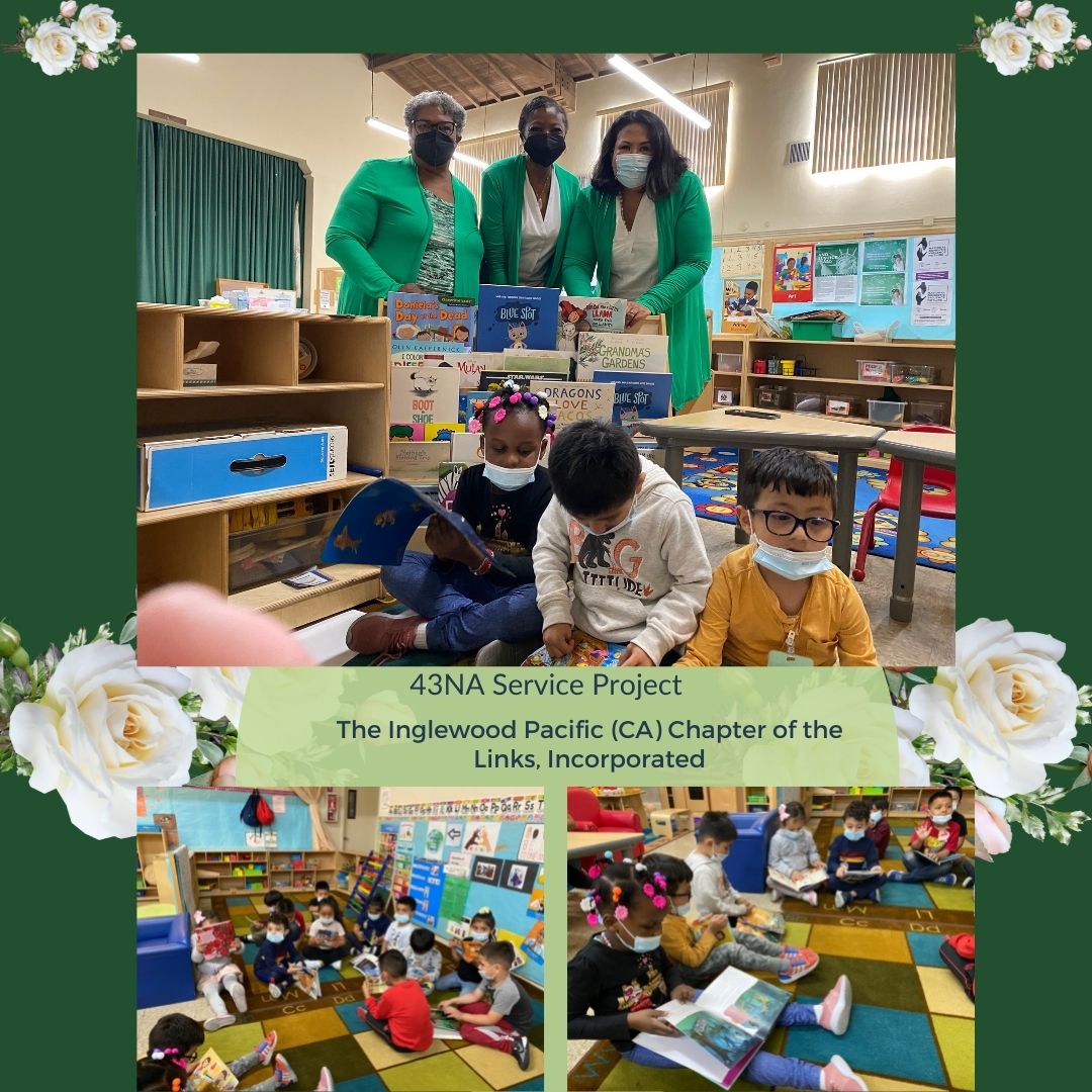 Challenge Accepted! The Inglewood Pacific (CA) of The Links, Incorporated donated 124 books to the PACE Head Start at Christian Fellowship Church in Los Angeles, CA. #LinkstoSuccess. #LinksInc #Links43NA #7500BookChallenge #LinksReadToSucceed #walinks #ipclinks