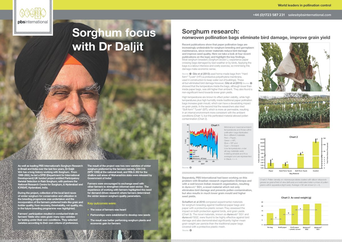 NESorghum's tweet photo. (1/2) Check out this awesome brochure from friends of the #SorghumArmy across the Pond, at @pbs_int. PBSI is a #leader in #reusable bag technology that protects against #birddamage and #crosspollination in #sorghum. #Nebraska Sorghum is excited to meet the PBS team in in August! https://t.co/7RzgrQHQoO