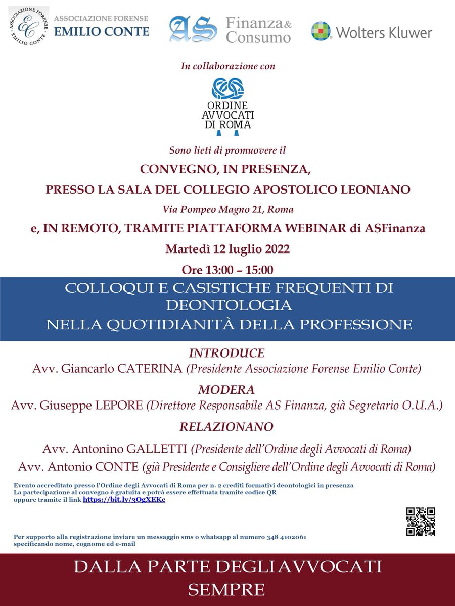 Avv. Antonio Conte (@avvantonioconte) on Twitter photo 