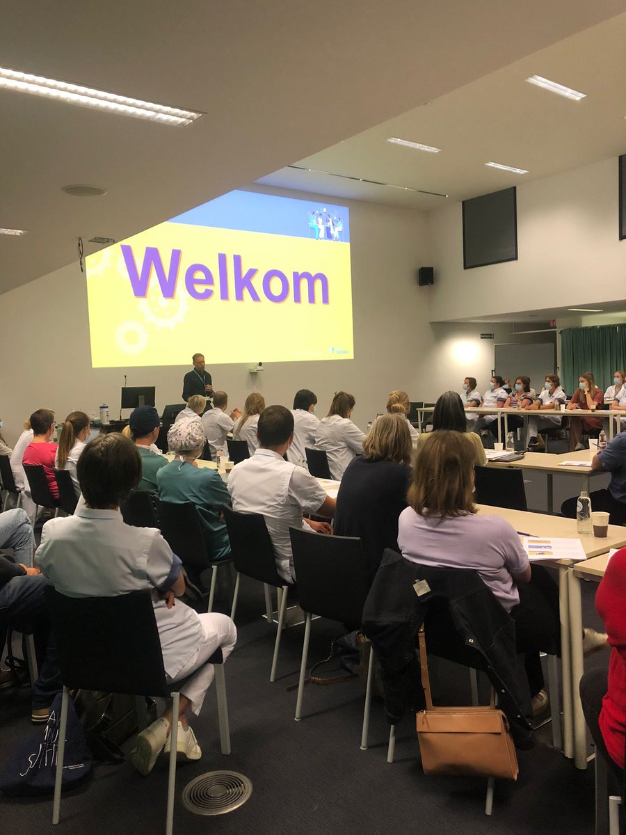 UZLeuvenNursing's tweet photo. De eerste #interprofessionele adviesraad @UZLeuven met 65 professionals en 15 disciplines is een feit! Informatie, doelen en verwachtingen werden gedeeld. Op naar meer! #IPraad #sharedgovernance #magnet #magnet4europe #nursing #alliedhealthprofessionals @kbalcaen1 @Magnet4Europe https://t.co/sjkgxZIYRu
