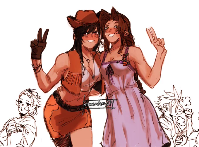 Before recording FF7CC REUNION 