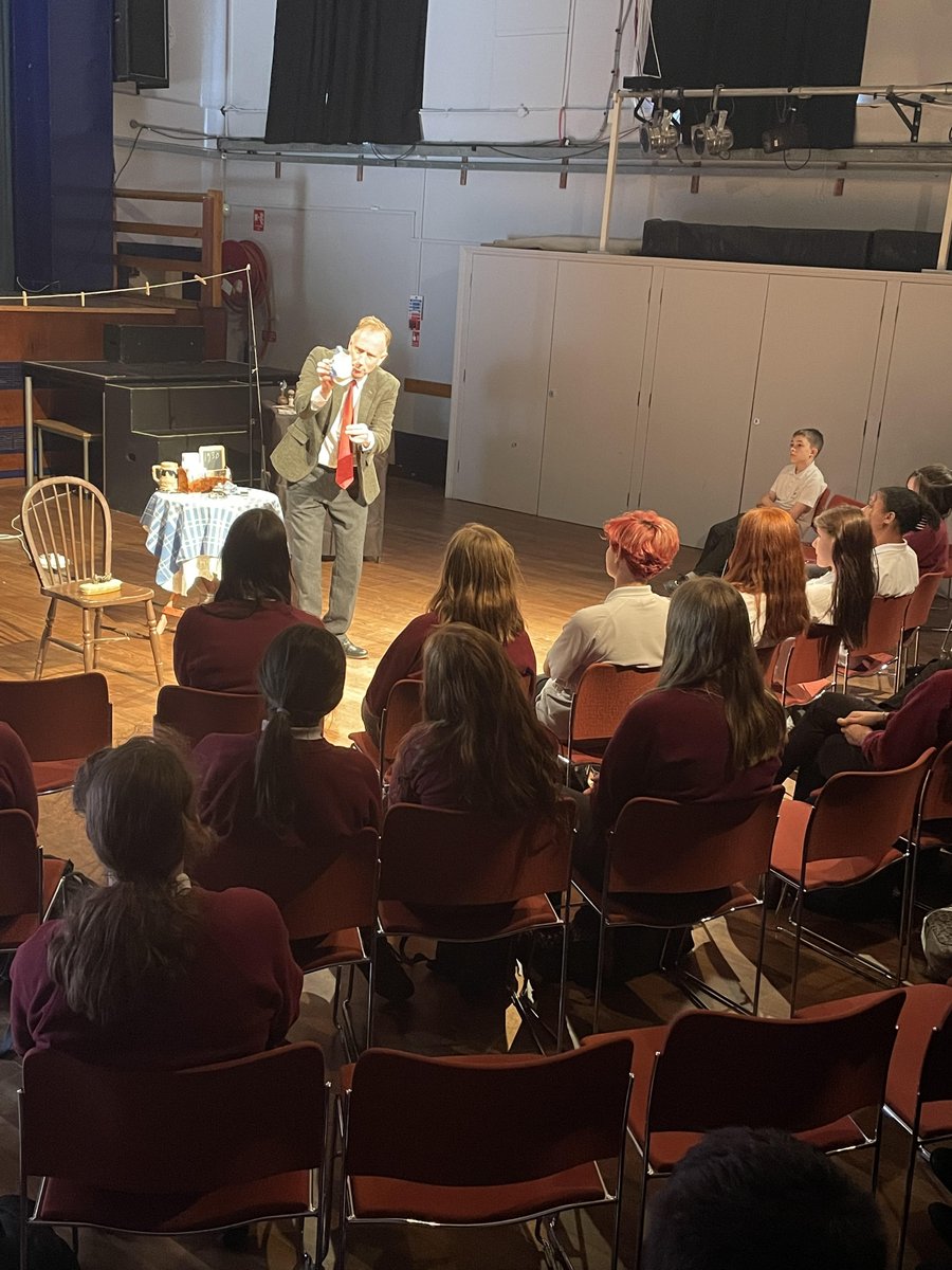 Sawston Village College (@sawstonvc) on Twitter photo This afternoon Year 10 Drama pupils enjoyed 'numinous', a one-man play written and performed by Andy O'Hanlon. The play tracks the life of the school's visionary founder, Henry Morris. <a href="/HenryMorrisMT/">Henry Morris MT</a> This afternoon Year 10 Drama pupils enjoyed 'numinous', a one-man play written and performed by Andy O'Hanlon. The play tracks the life of the school's visionary founder, Henry Morris. <a href="/HenryMorrisMT/">Henry Morris MT</a>