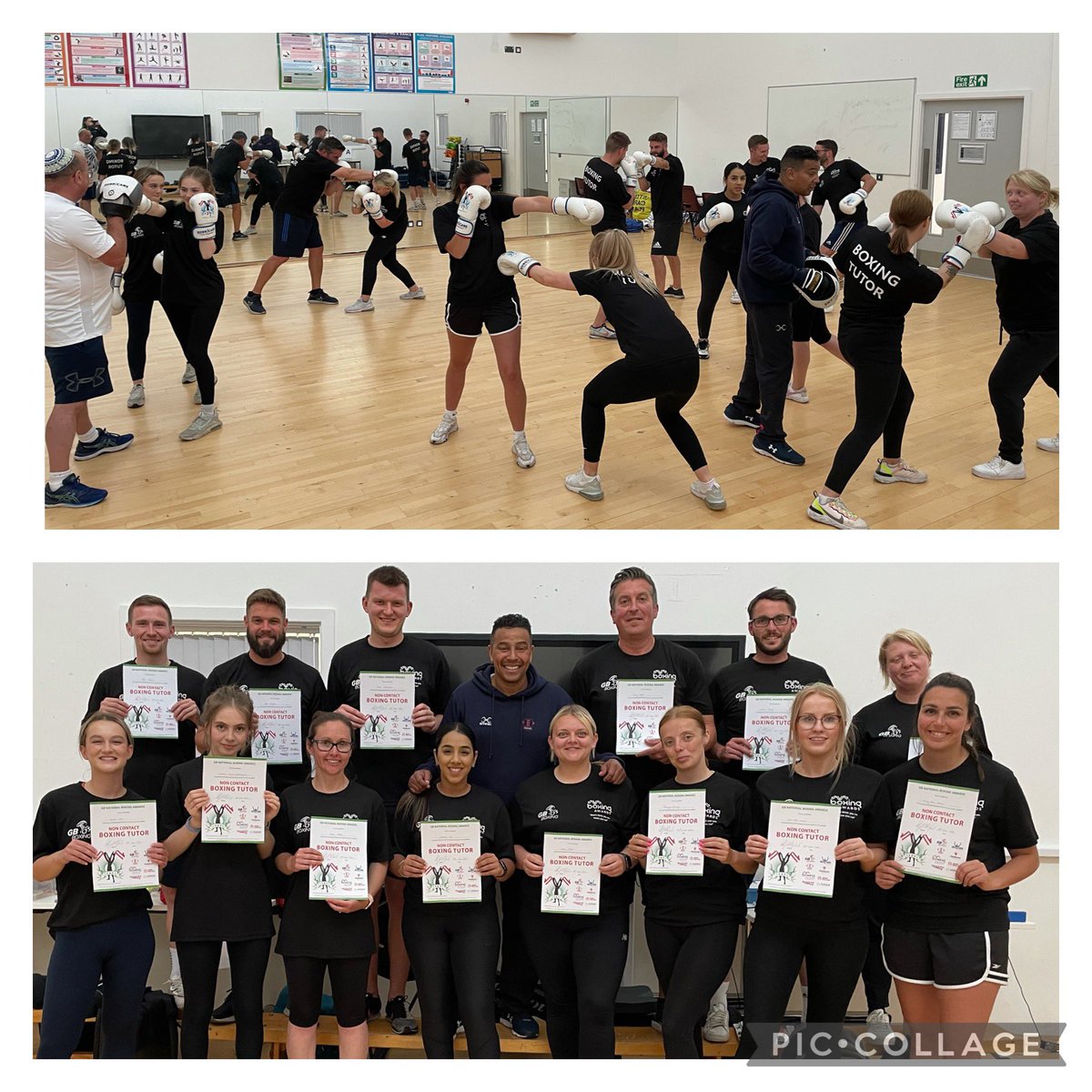 BoxingAwards's tweet image. 12 secondary schools, 16 PE Teachers on a #boxingtutorcourse in #ThistleyHoughAcademy in #stokeontrent Great to have young PE Teachers keen to learn basics of boxing to take forward #boxinginschools to the young people through the #GBboxingawards @England_Boxing @gbboxing 👊🏾💥