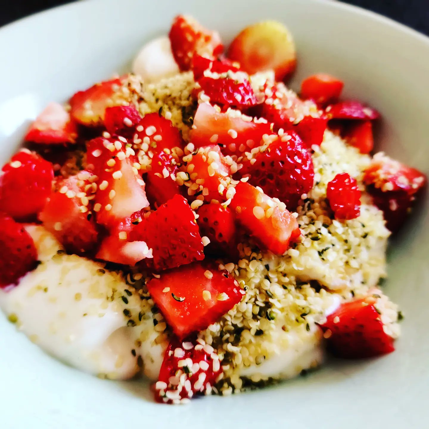 Garuda Nutrition Grind on Twitter "Bowl of Greek yogurt with hemp