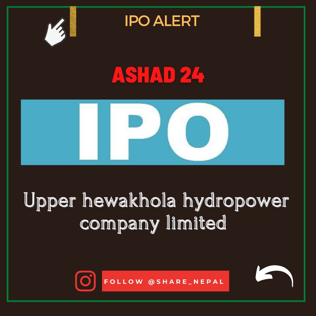 ShareNepal1's tweet photo. #upcomingipo #iponepal #IPO https://t.co/tFng89AJeV