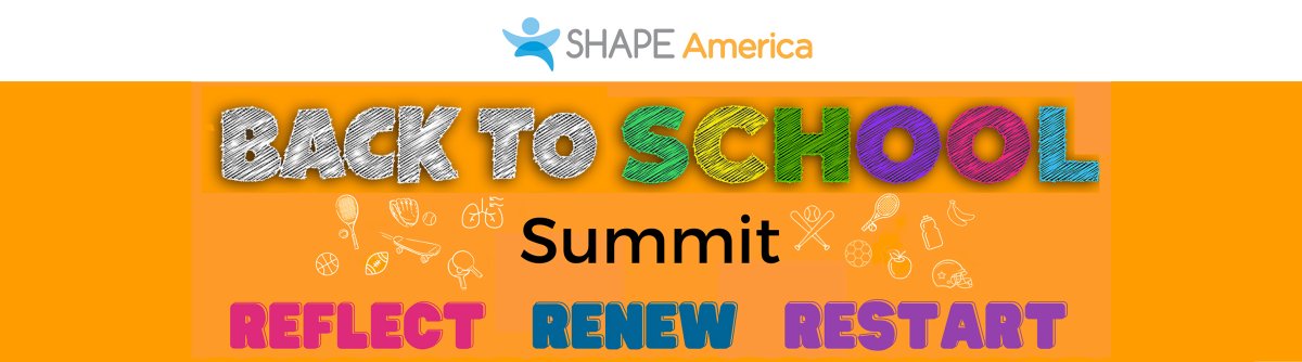 SHAPEAmerica's tweet photo. Thank you to our Back to School Summit sponsors @GopherSport & @KIDZBOP๐
Join us virtually on July 20th & 21st #SHAPEResources
๐๐๐
https://t.co/q3loYEuApK https://t.co/kevhhtYhdk