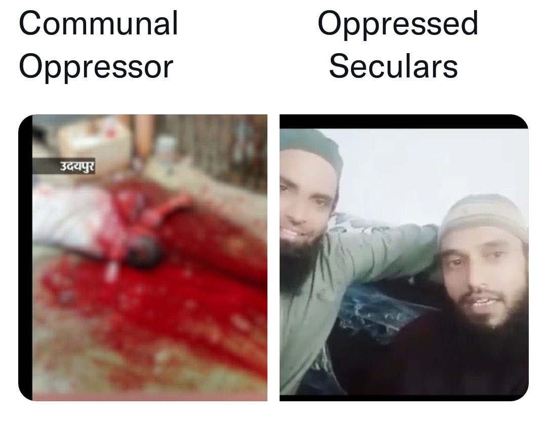 officeofJsrs's tweet photo. The True Face of these people will come whenever you show them the Mirror.
#IslamicTerrorismInIndia
#JusticeForKanhaiyaLal https://t.co/VSAE1M92lX