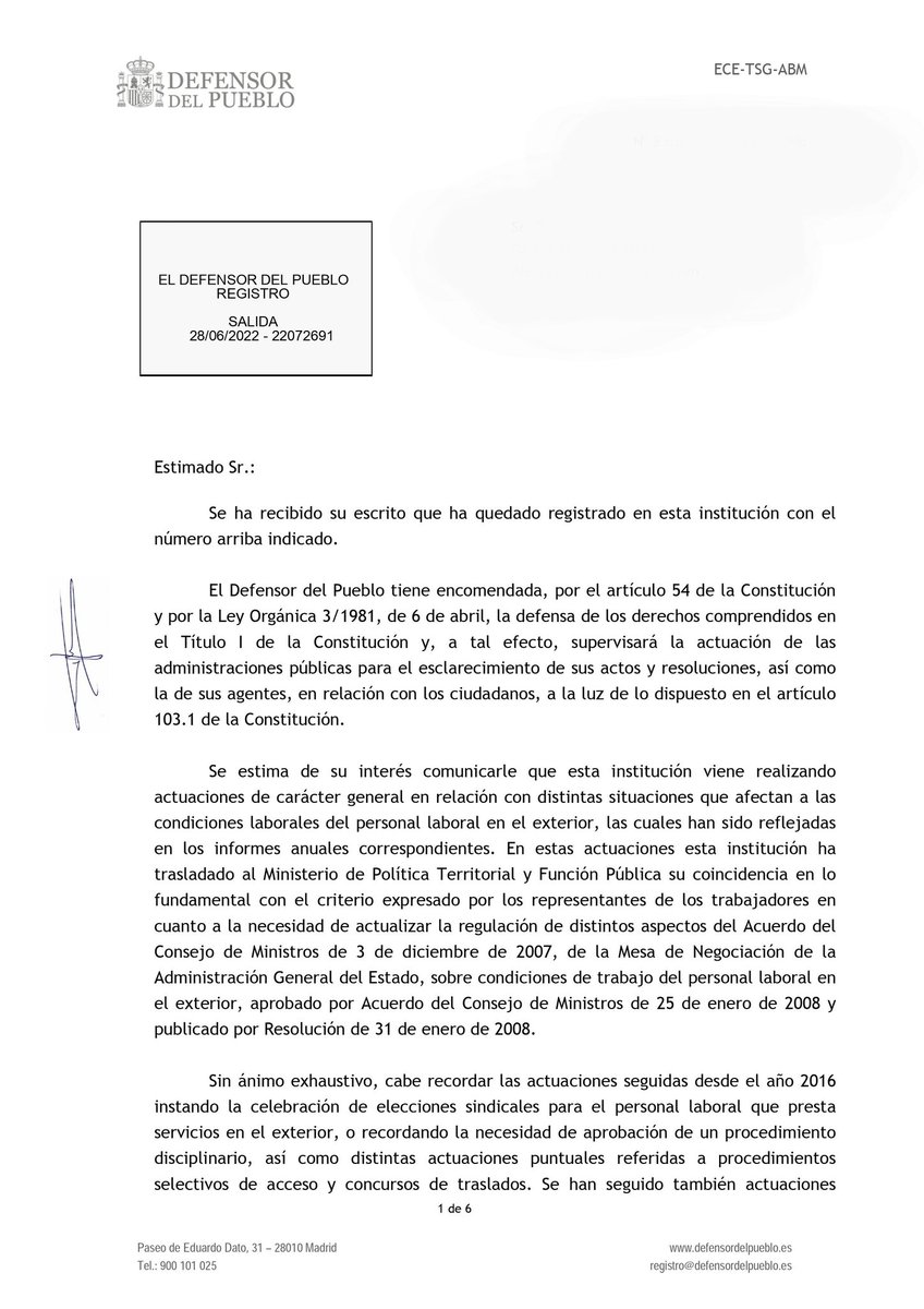 Personal Laboral Exterior (PLEX) Reino Unido tweet media
